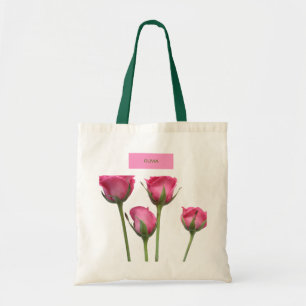 Blumiges modernes Gänseblümchen blau Mädchen elega Tragetasche