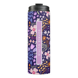 Blumiges Modernes Wildblumen Girly Elegantes Styli Thermosbecher