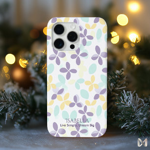 Blumiges Pastell Minimalist - Abstrakte Boho-Muste Case-Mate iPhone Hülle