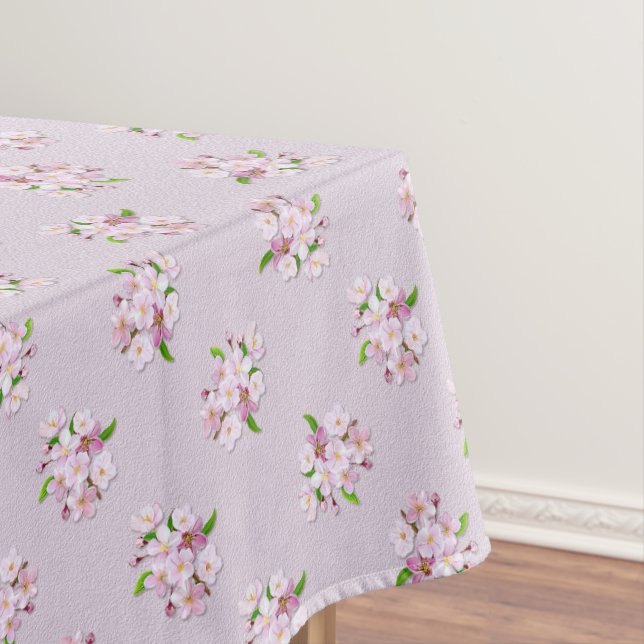 Blumiges Retro-Frühlingsmuster. Tischdecke (Beispiel)
