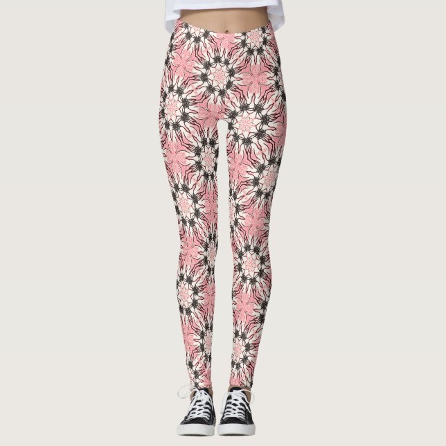 Blurosa Muster Leggings (Vorderseite)