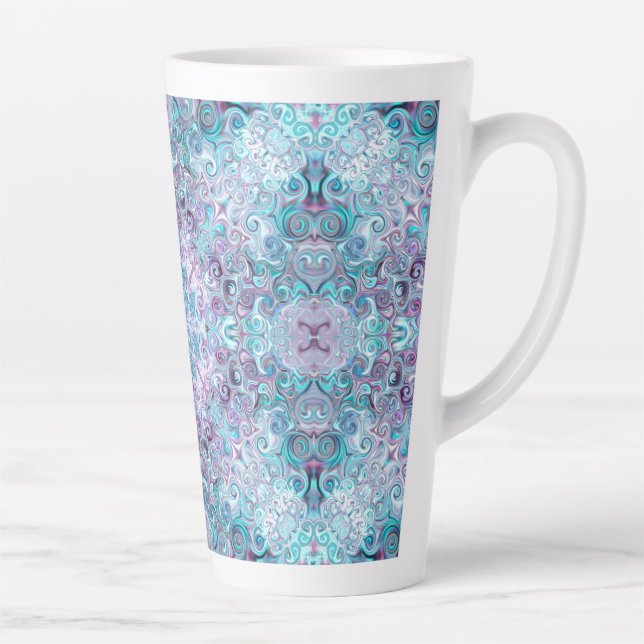 Blurple-Wirbel Milchtasse (Rechts)