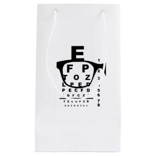 Blurr Eye Test Chart Kleine Geschenktüte