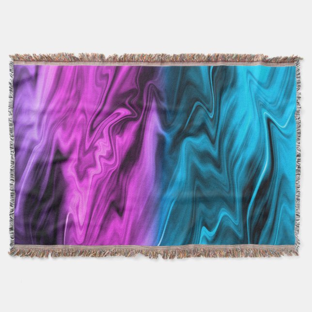 Blurter Hintergrund modische Farbe und Blau Decke (Vorderseite)