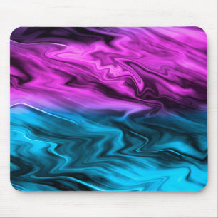 Blurter Hintergrund modische Farbe und Blau Mousepad