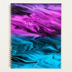 Blurter Hintergrund modische Farbe und Blau Planer
