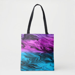 Blurter Hintergrund modische Farbe und Blau Tasche