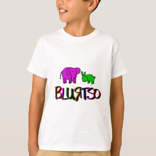 blurtso Logogrün und -ROSA T-Shirt