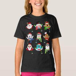 Blusa camiseta feminina de Natal T-Shirt