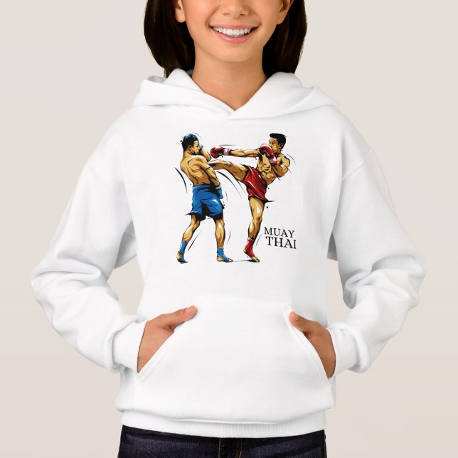 Blusa Infantil Muay Thai / Thai Boxing Kids Hoodie (Vorderseite)