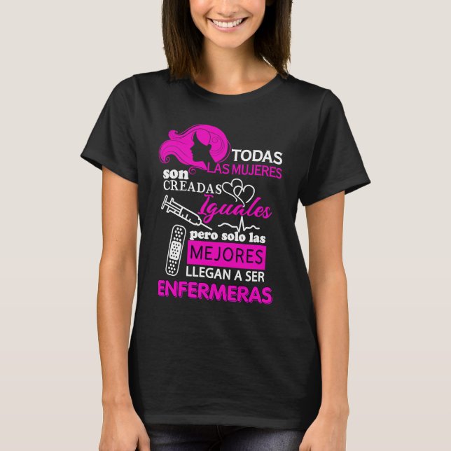 Blusa Todas Las Mujeres Sohn Iguales Las Mejores E T-Shirt (Vorderseite)