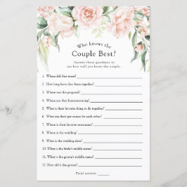 Blush and Greenery Wer das Paar Beste Spiel kennt