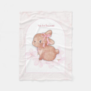 Blush Animal Kinderzimmer Wall Set   Bunny, Teddy Fleecedecke