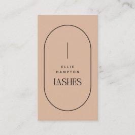 Blush Arch Lashes Schönheit Minimalistisch anpassb Visitenkarte