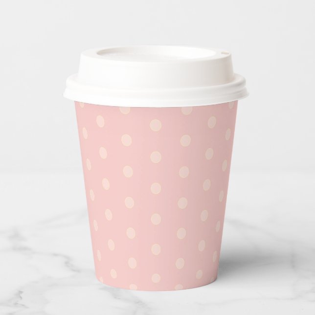 Blush Baby Dusche Generic Pappbecher (Vorderseite)