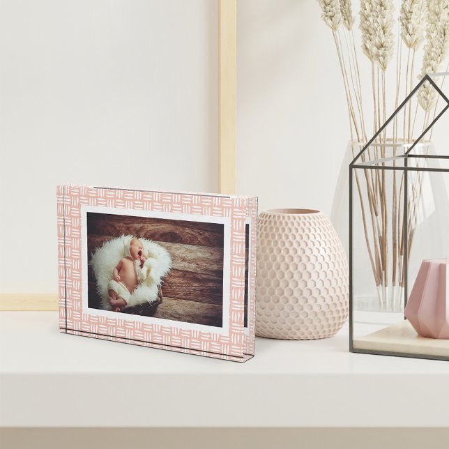 Blush Basketweave Fotoblock (Von Creator hochgeladen)