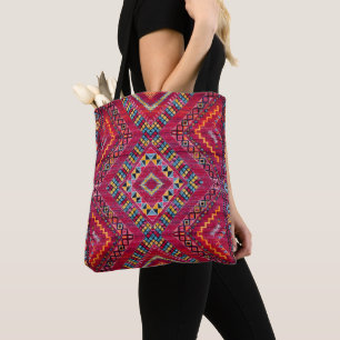 Blush Bazaar: Rosa marokkanisches Erbe Elegante Tasche