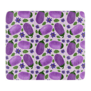 Blush & Bloom Aubergine-Kollektion – Sanftes Lila Schneidebrett