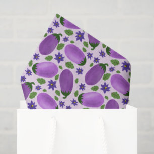 Blush & Bloom Aubergine-Kollektion – Sanftes Lila Seidenpapier