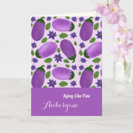 Blush & Bloom Eggplant Collection –  Birthday Karte