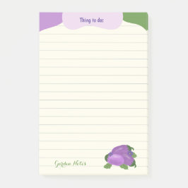 Blush & Bloom Eggplant Collection – Ivory Glow Post-it Klebezettel