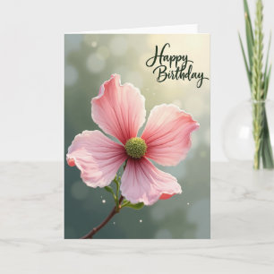 Blush Bloom Geburtstagskarte Karte