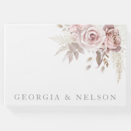 Blush Bloral Wedding Gästebuch