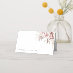 Blush Bloral Wedding Platzkarte