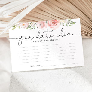 Blush Blumenbeet Ideen am Abend. Datum jar Briefpapier