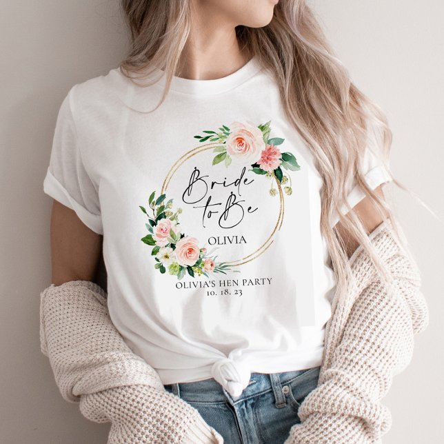 Blush Blumenstrauß T-Shirt (Von Creator hochgeladen)