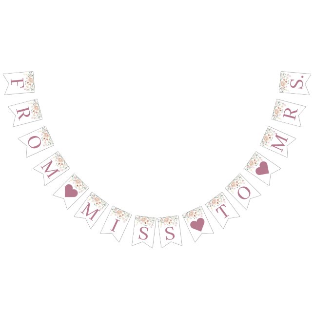 Blush Brautparty Banner (Alle)