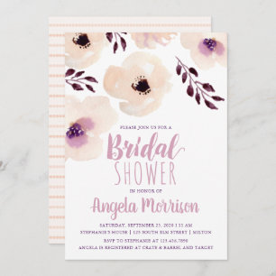 Blush-Brautparty Einladung