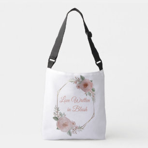 Blush & Breeze Wedding Tote Bag - Elegante Moderne Tragetaschen Mit Langen Trägern