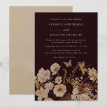 Blush & Burgundy Hochzeit im Herbst