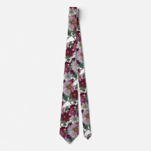 Blush Burgundy White Floral Wedding