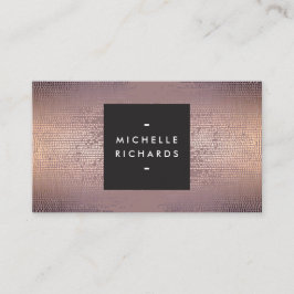Blush Confetti Rain Muster Modernste Visitenkarte