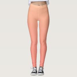Blush Coral Gradient Leggings