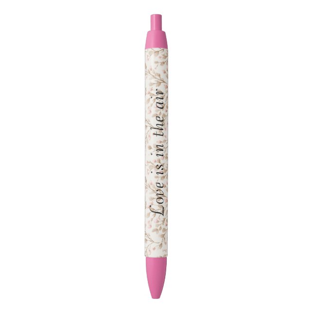 Blush Cream Hearts Love Kugelschreiber (Vorderseite Vertikal)