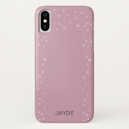 Blush Crystal Confetti Handy Case