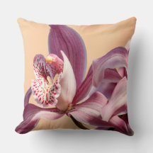 Blush Cymbidium Orchid Macro