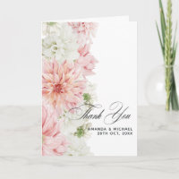 Blush Dahlias Floral Wedding