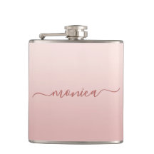 Blush Dusty Pink Ombre Elegante Signatur