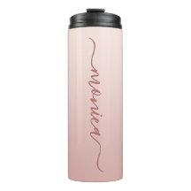 Blush Dusty Pink Ombre Elegante Signatur