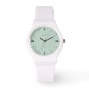 Blush Élan Minimalist Uhr - Mist Grün