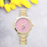 Blush Elegance Personalisiert Script Watch Armbanduhr<br><div class="desc">Erhöhen Sie Ihren Stil mit der Personalisierten Script Watch in Blush Elegance - eine Inbegriff von Gnade und Individualität. Dieses exquisite Timepiece zeigt einen zarten Script-Schriftart mit Ihrem ersten Initial und Vollnamen und sorgt für ein einzigartiges Zubehör. Diese Armbanduhr wurde mit hochwertigen Materialien sorgfältig gefertigt und ist für eine bleibende...</div>