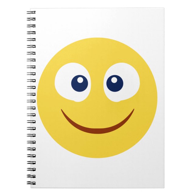 Blush Emoji Notizblock (Vorderseite)