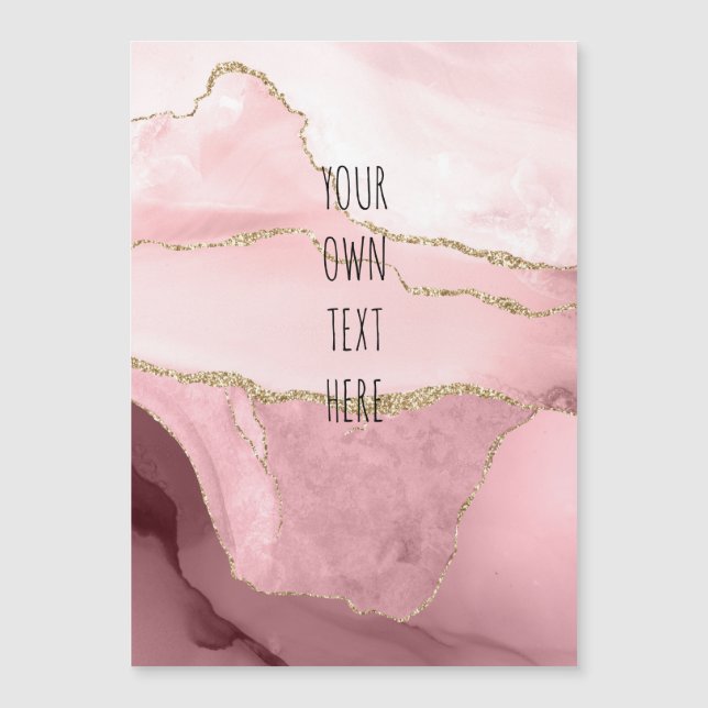 Blush | Erstellen Sie Ihre eigene Magnetkarte (Vorderseite)