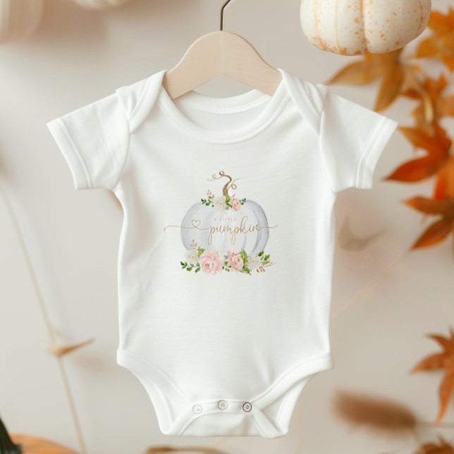 Blush Fall kleiner Kürbiskürbis Baby Bodysuit Baby Strampler (Von Creator hochgeladen)