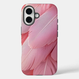 Blush Flamingo Feather Phone Case