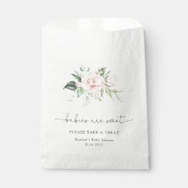 Blush Floral Babies sind süß Bitte nehmen Sie eine Geschenktütchen